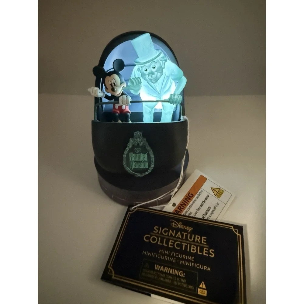 Disney Parks 2026 Haunted Mansion Doom Buggy Mickey Light-Up Mini Figure Statue